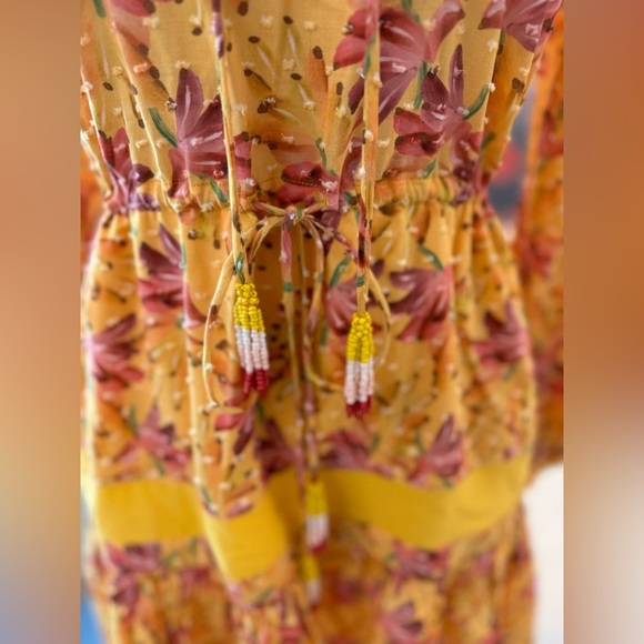 Farm Rio Banana Sunshine Mini Dress XS - Picture 6 of 8